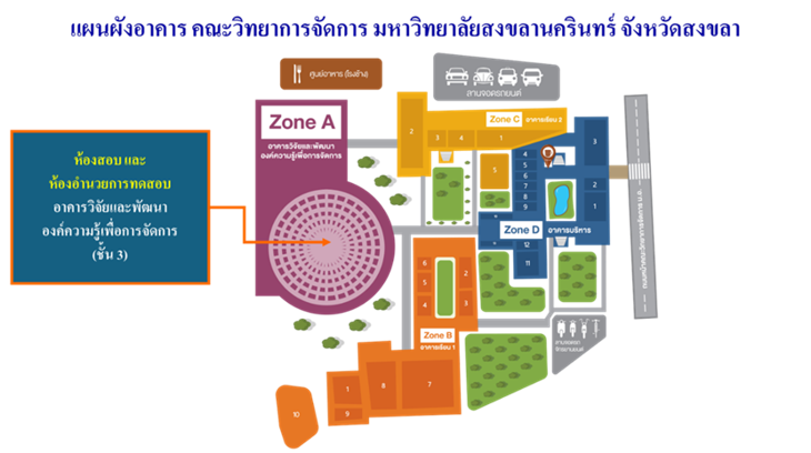 แผนที่ ม.สงขลานครินทร์